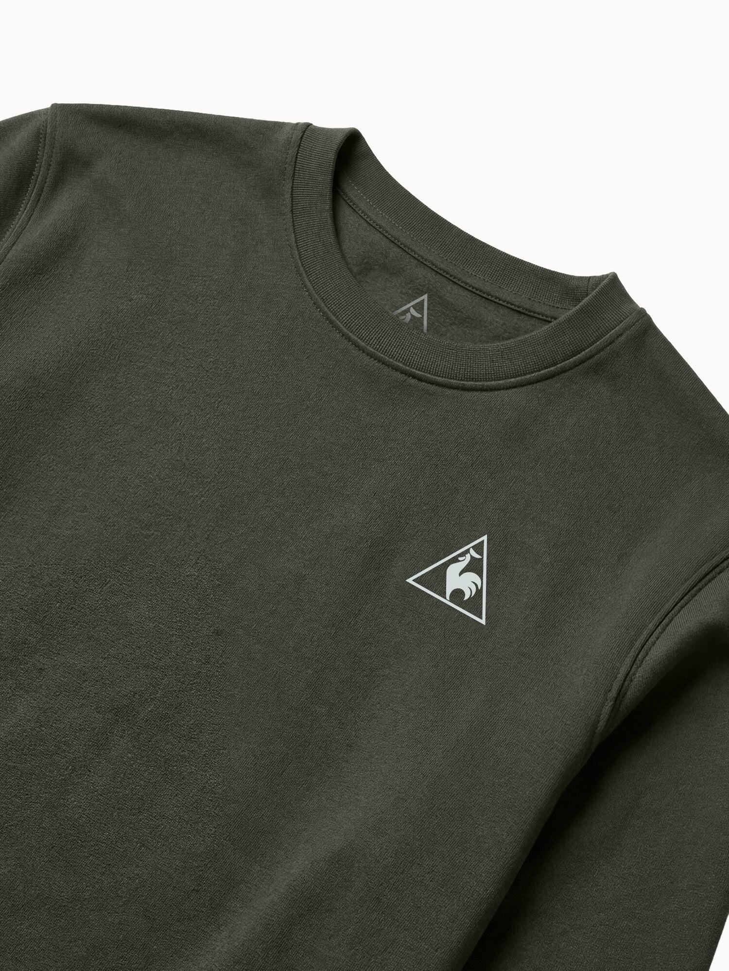 Sweat col rond relax en double face 5/5