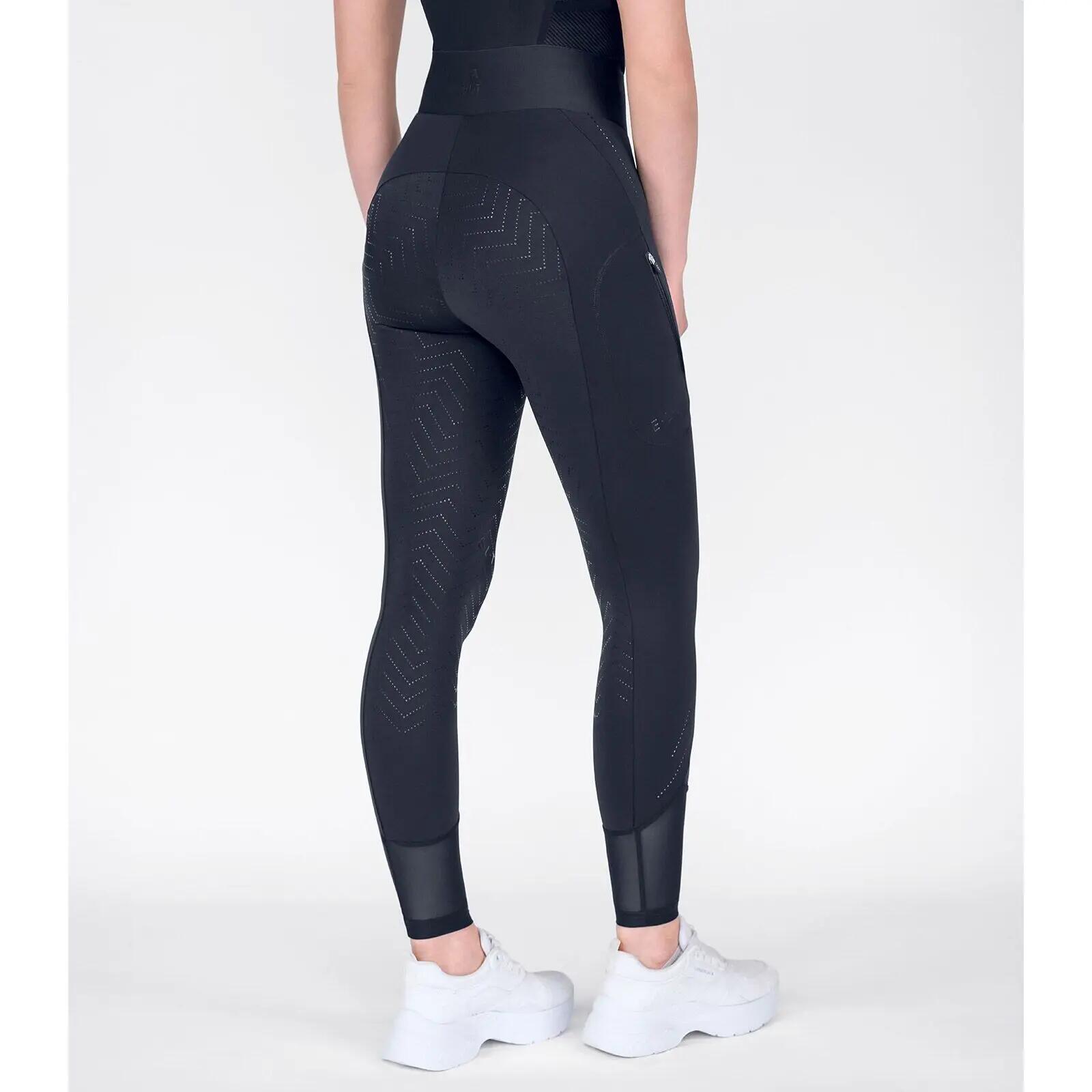 Leggings da equitazione full grip da donna ELT Pia 2/3