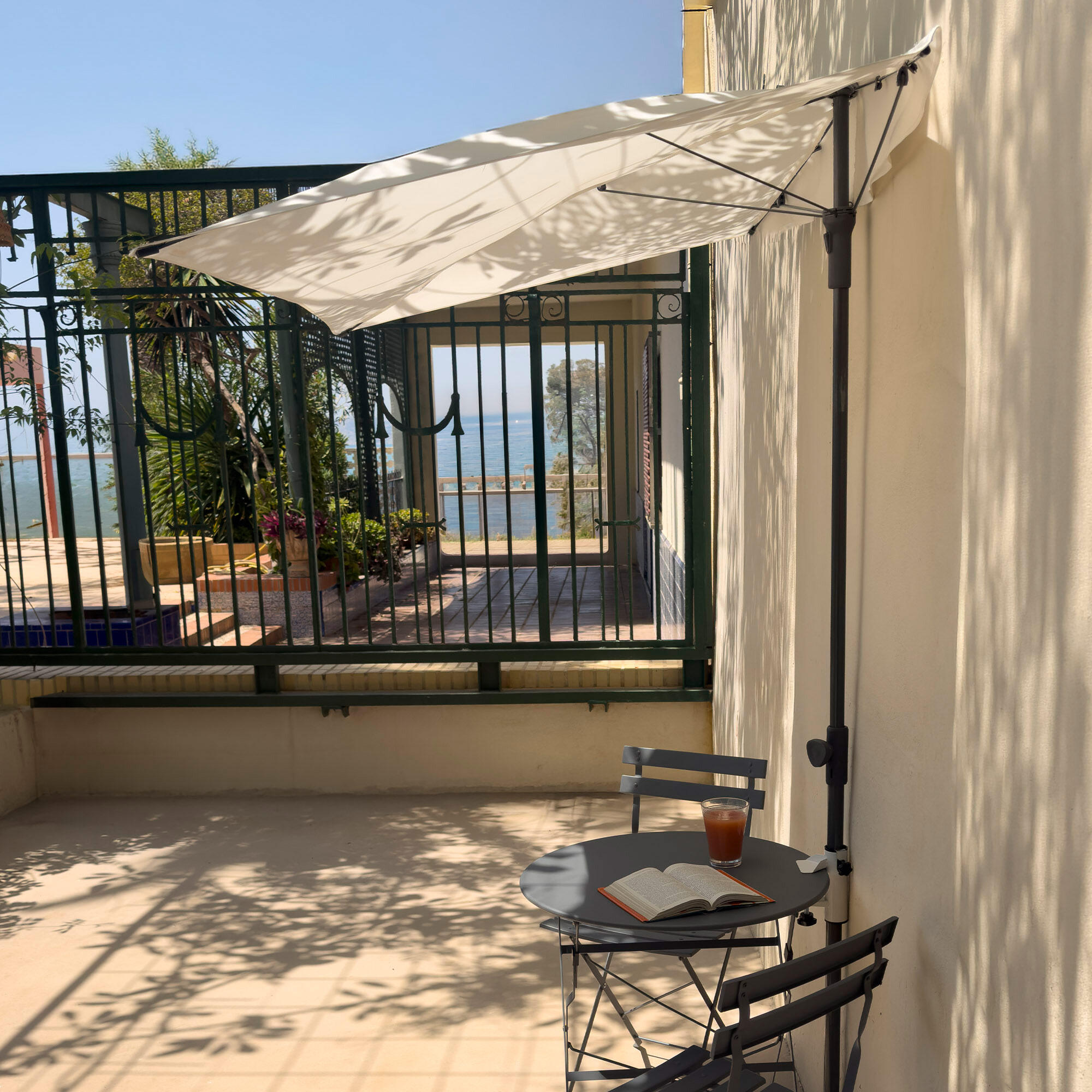 Aktive Garden Sombrilla de pared rectangular 160x100 cm 2/7