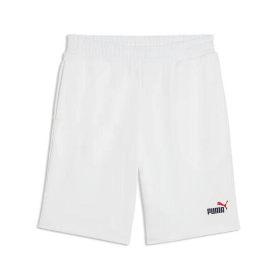 Puma Pantaloncini Uomo in Cotone con Tasche Laterali PUMA White Red Bianco XL