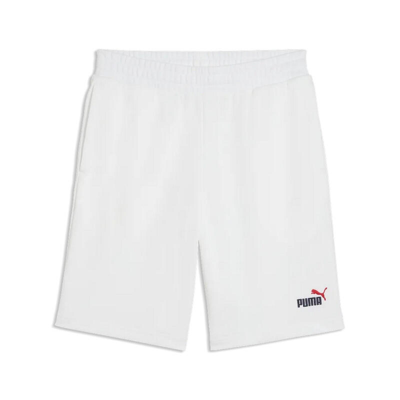 Puma Pantaloncini Uomo in Cotone con Tasche Laterali PUMA White Red Bianco M 1/2
