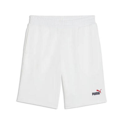 Puma Pantaloncini Uomo in Cotone con Tasche Laterali PUMA White Red Bianco XL