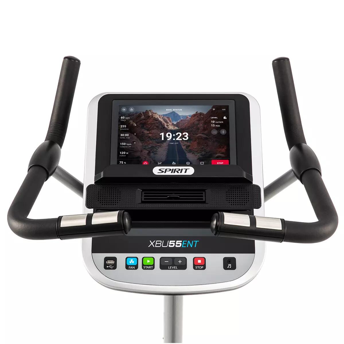 Vélo d’appartement Spirit Fitness XBU55ENT avec écran tactile 4/7