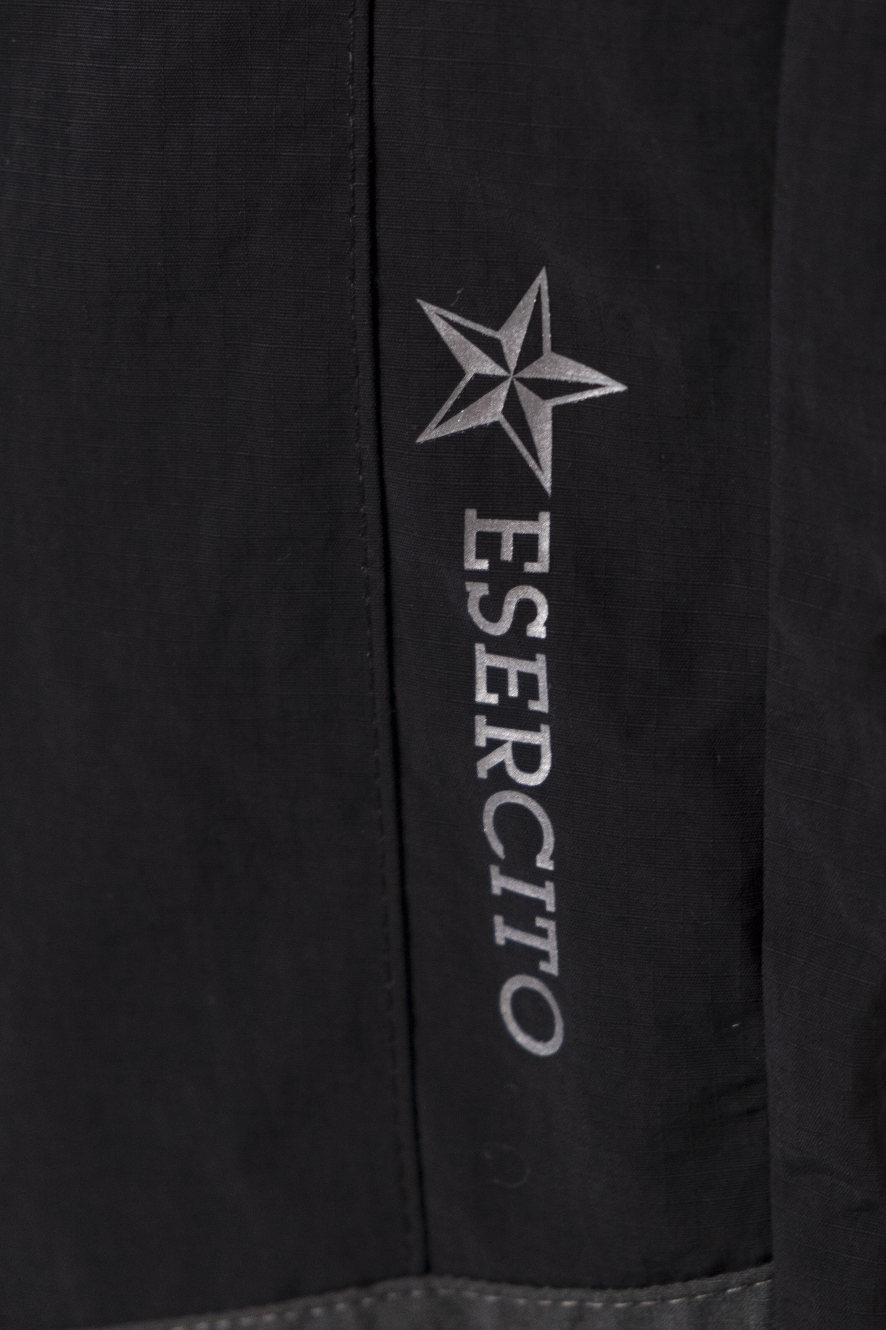 Pantaloni Esercito trekking neri uomo 3/4