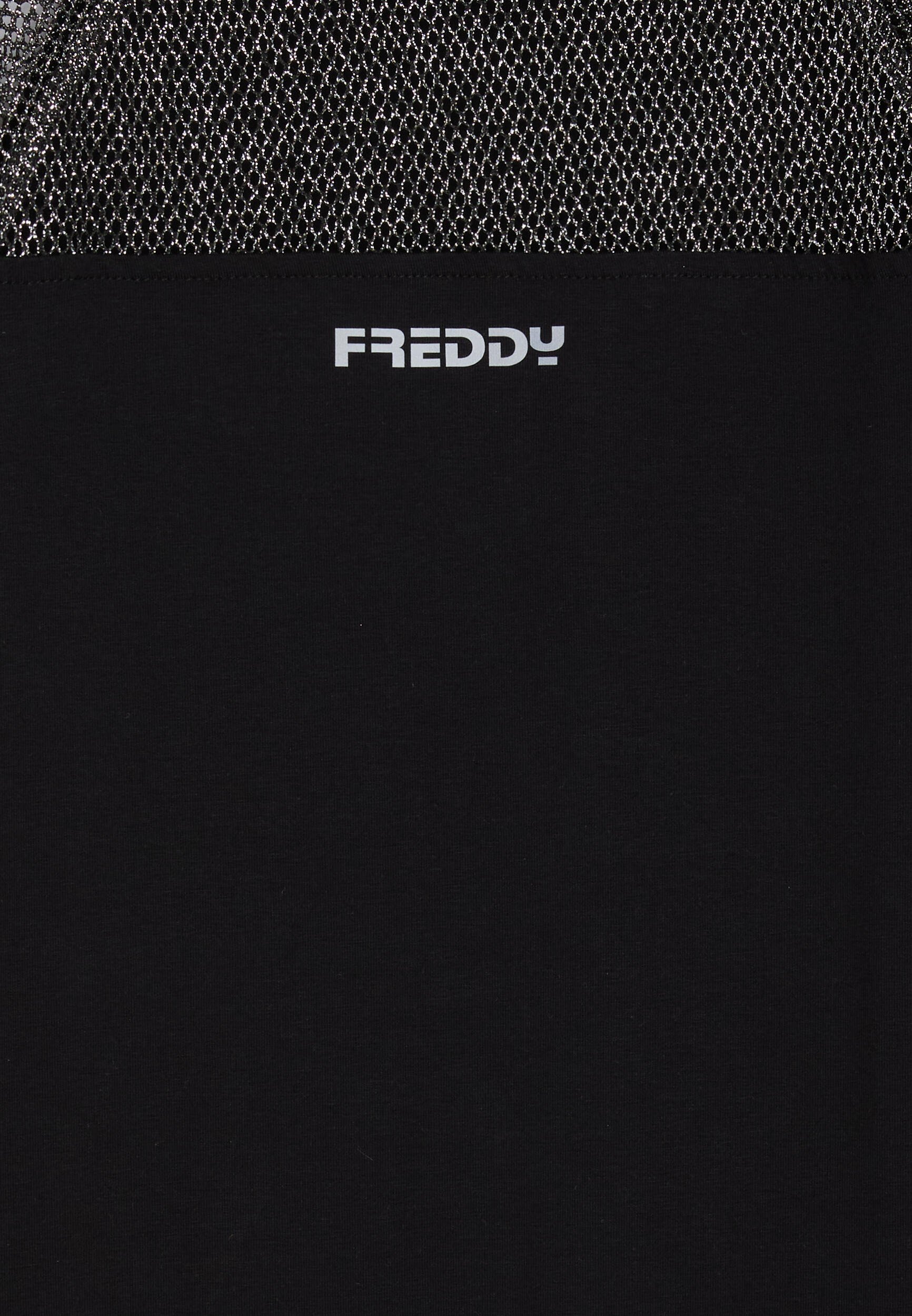 Vestitino Bambina Maxi T-Shirt con Maniche in Mesh Lurex 3/3