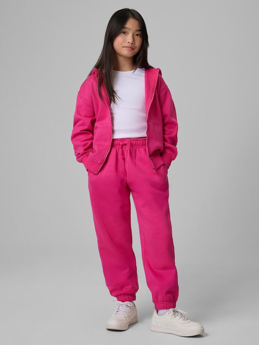 Bluza dresowa loose z kapturem dziewczęca 4F 4FJRSS26TSWSF2715 3/7