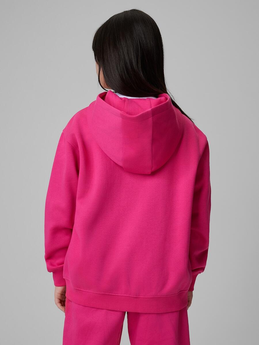 Bluza dresowa loose z kapturem dziewczęca 4F 4FJRSS26TSWSF2715 2/7