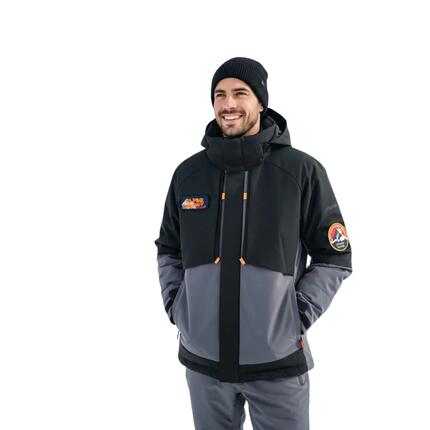 Veste de ski d'hiver Phenix Gtx pour homme gris-noir