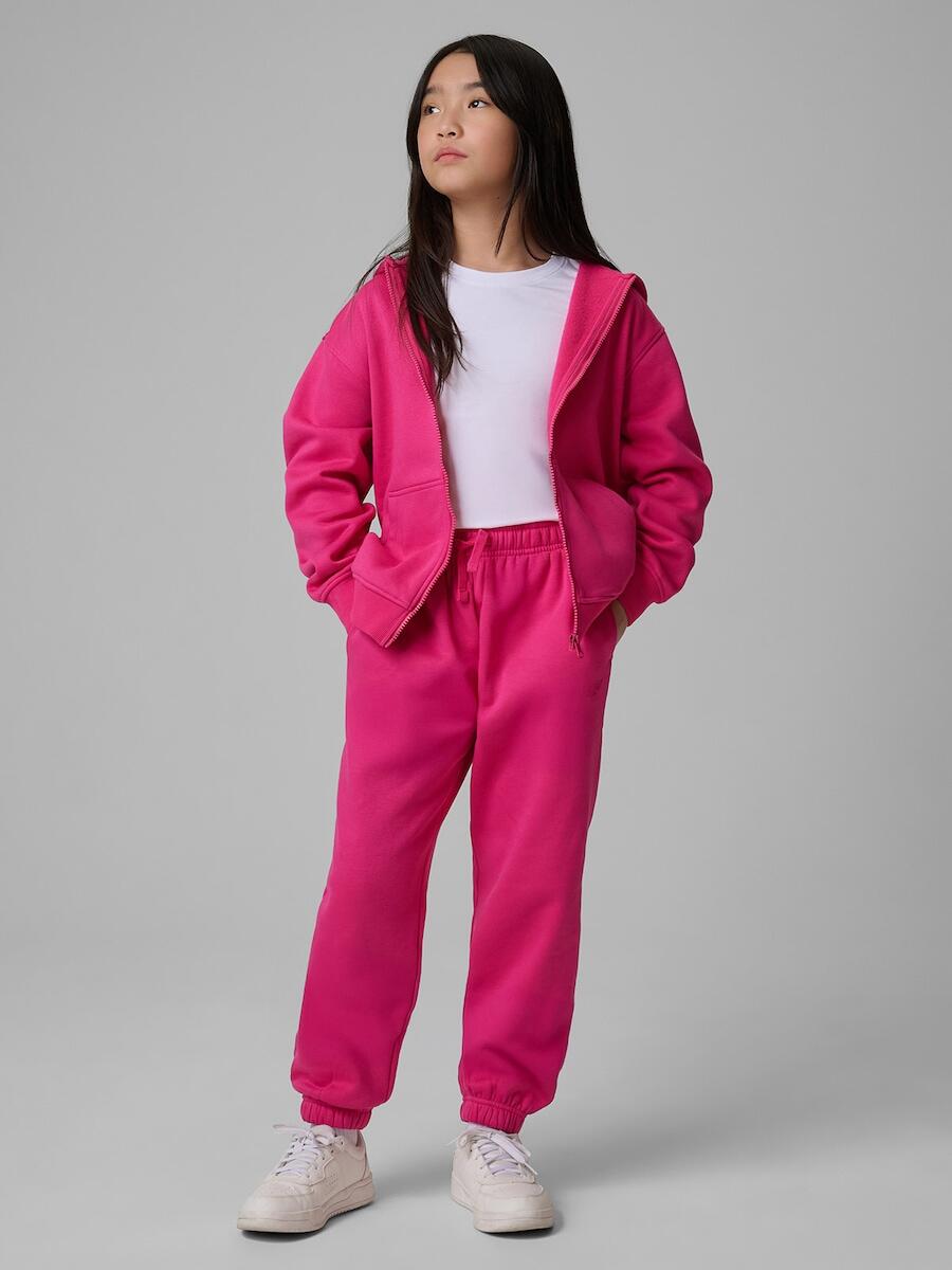Bluza dresowa loose z kapturem dziewczęca 4F 4FJRSS26TSWSF2715 6/7