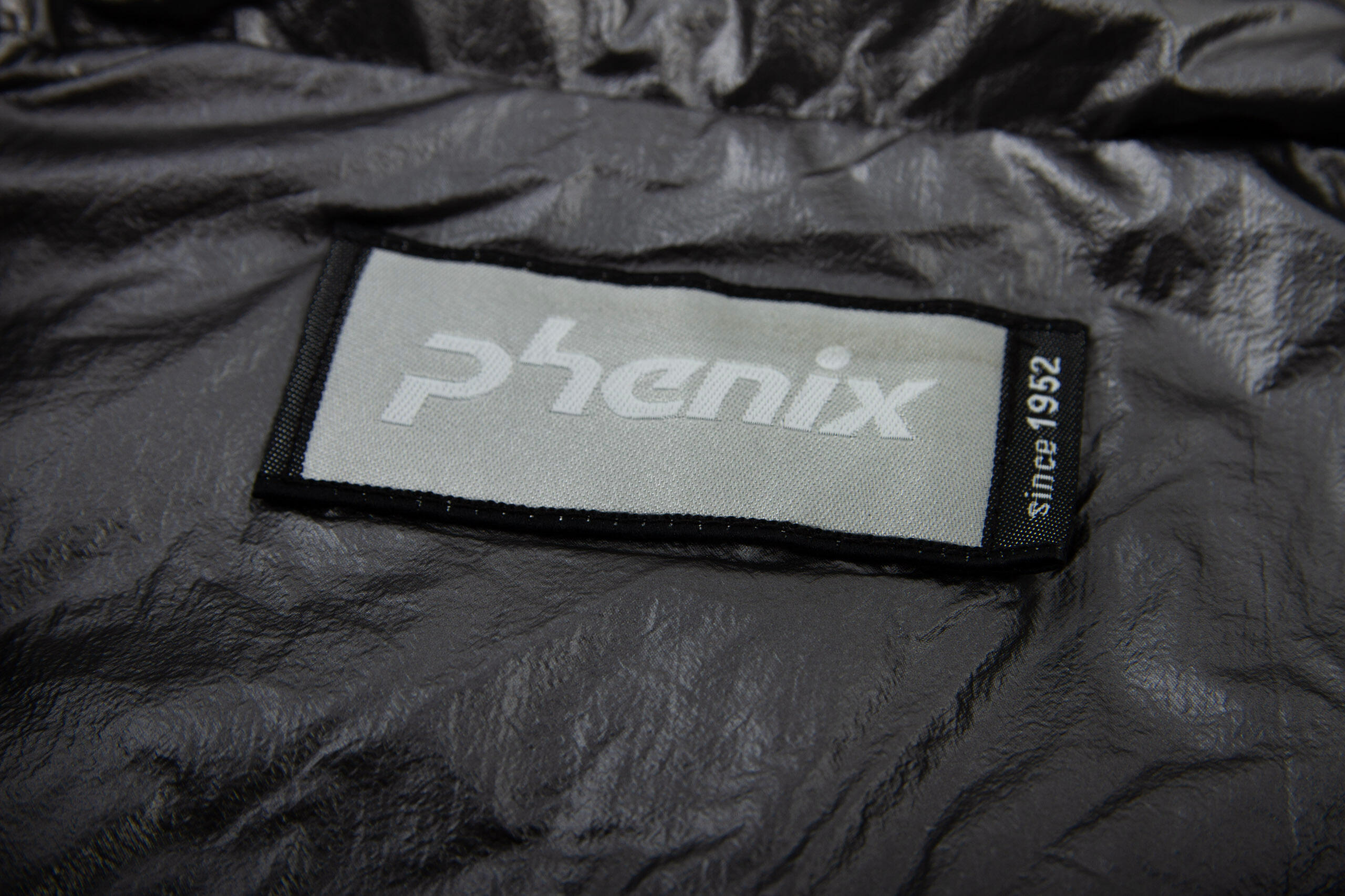 Phenix Damen-Sportjacke mit Fleece und Kapuze schwarz-grau 4/4