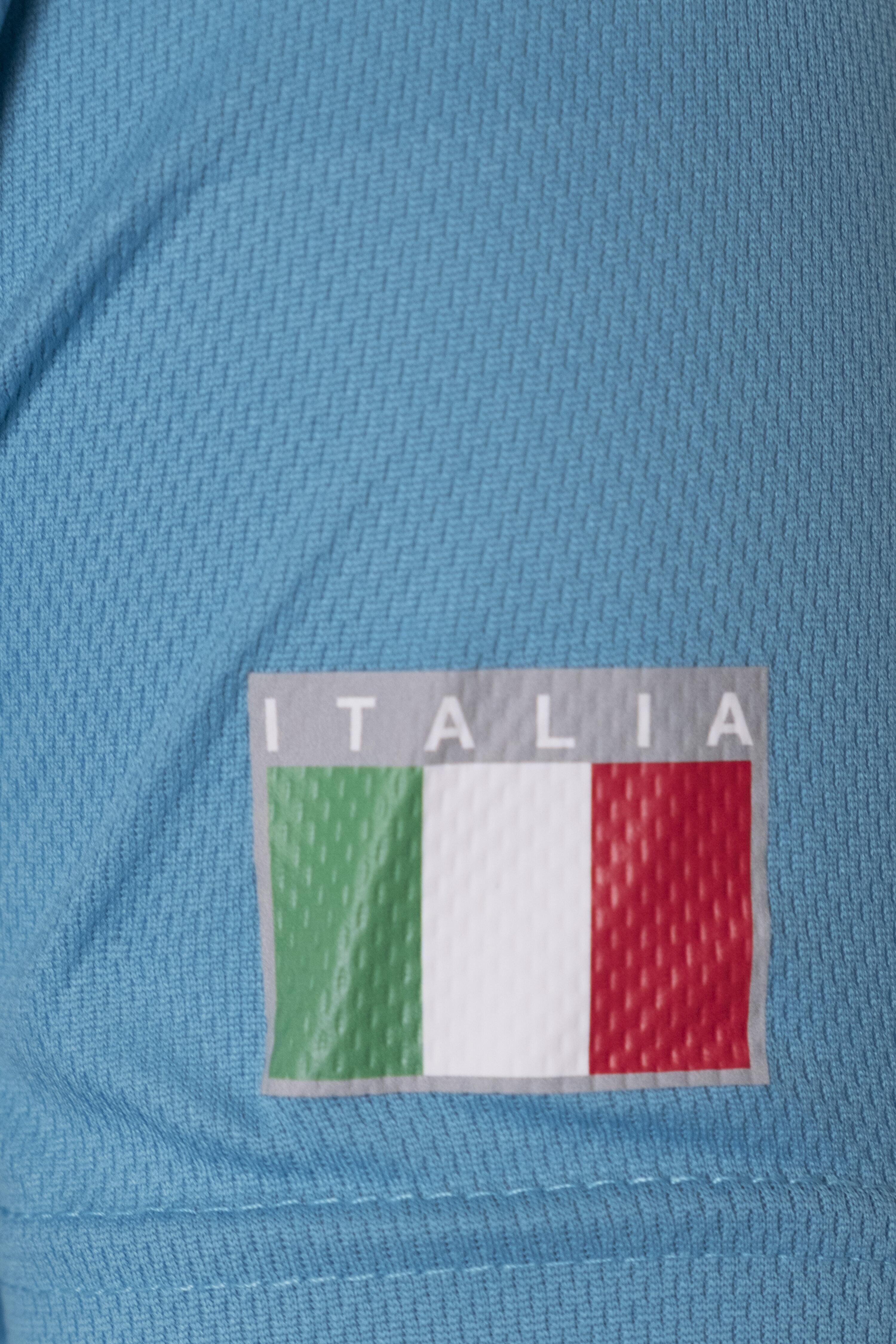 T-shirt Esercito a maniche corte running azzurra uomo 4/4