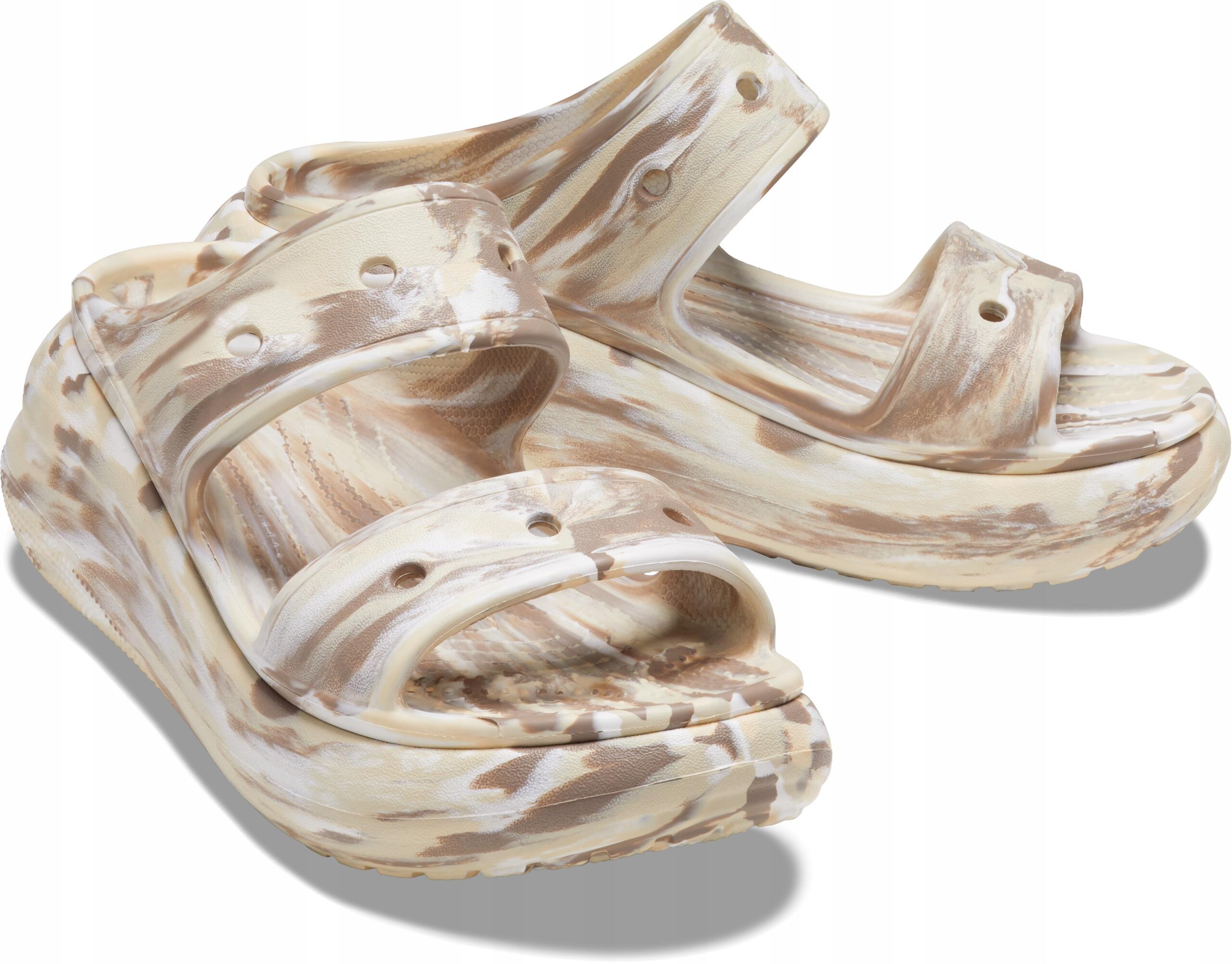 Klapki Dla Dorosłych Crocs Classic Crush Marbled 2/6