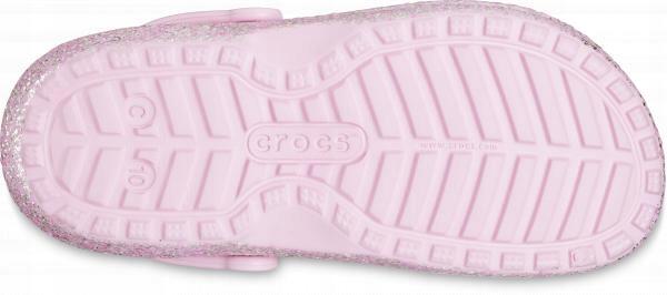 Chodaki Dla Dzieci Crocs Classic Lined Glitter Clog 4/6