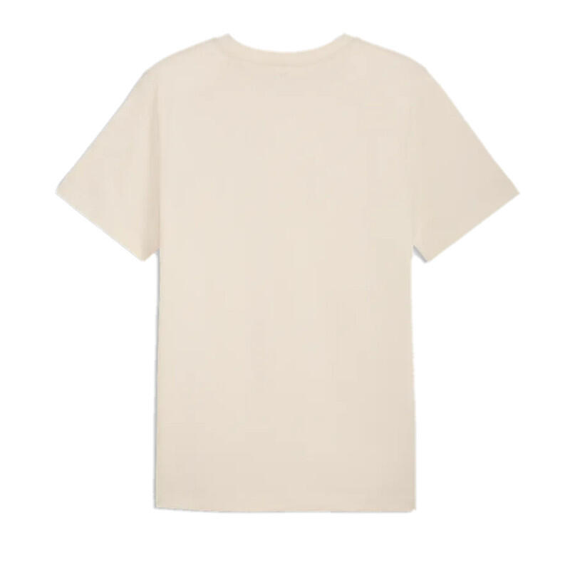 Puma T-Shirt Uomo Essentials 2 Colour N.1 Logo Fresh Water Cotone Beige M 2/4