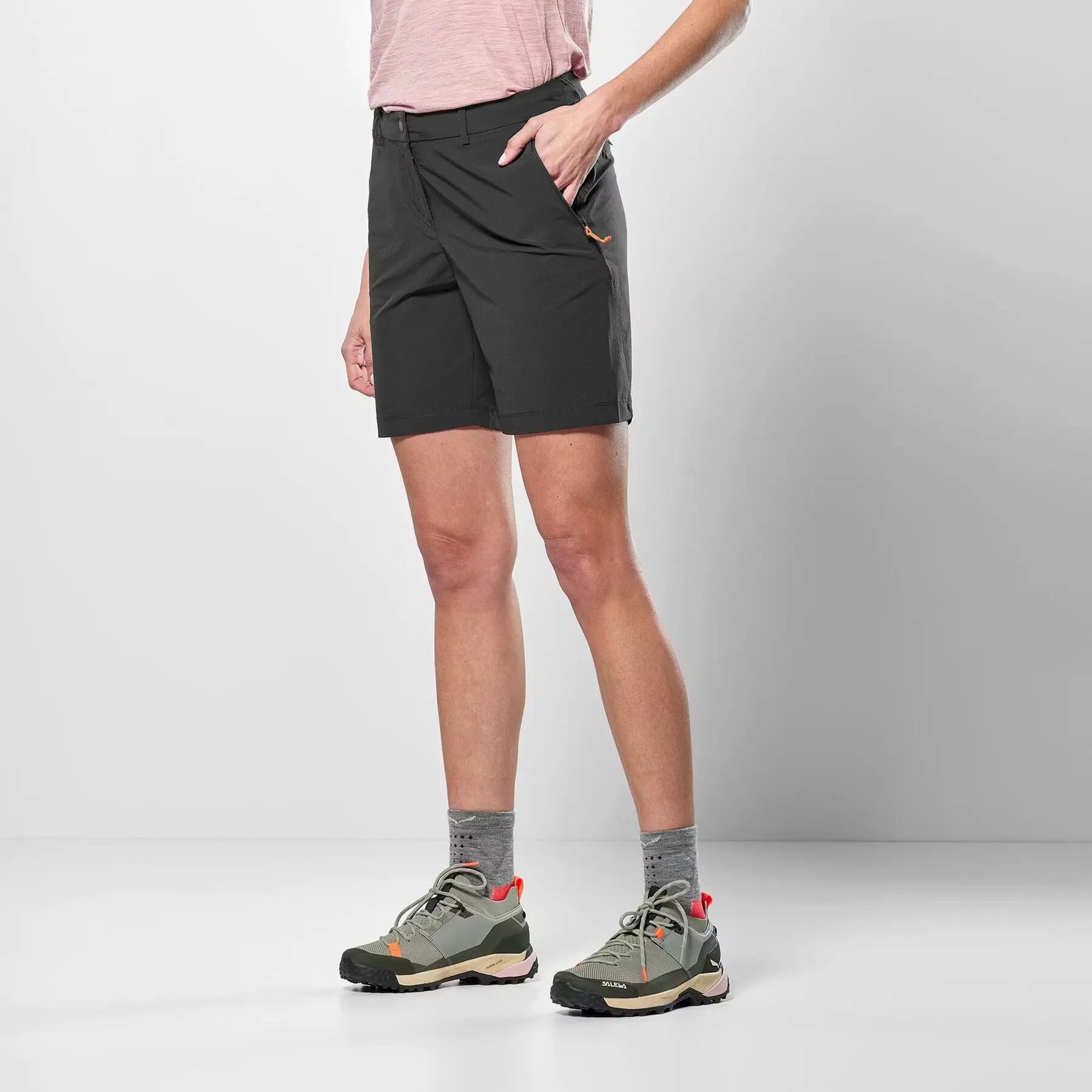 Pantalón corto de compresión mujer Salewa Puez Talvena DST 3/5