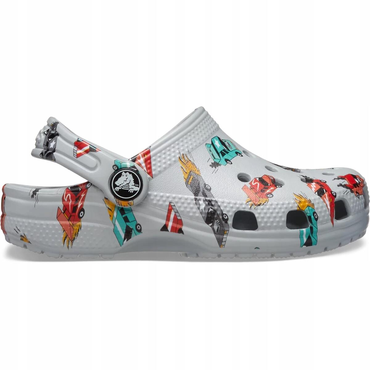 Chodaki Dla Dzieci Crocs Classic Race Cars Graphic Clog 3/6