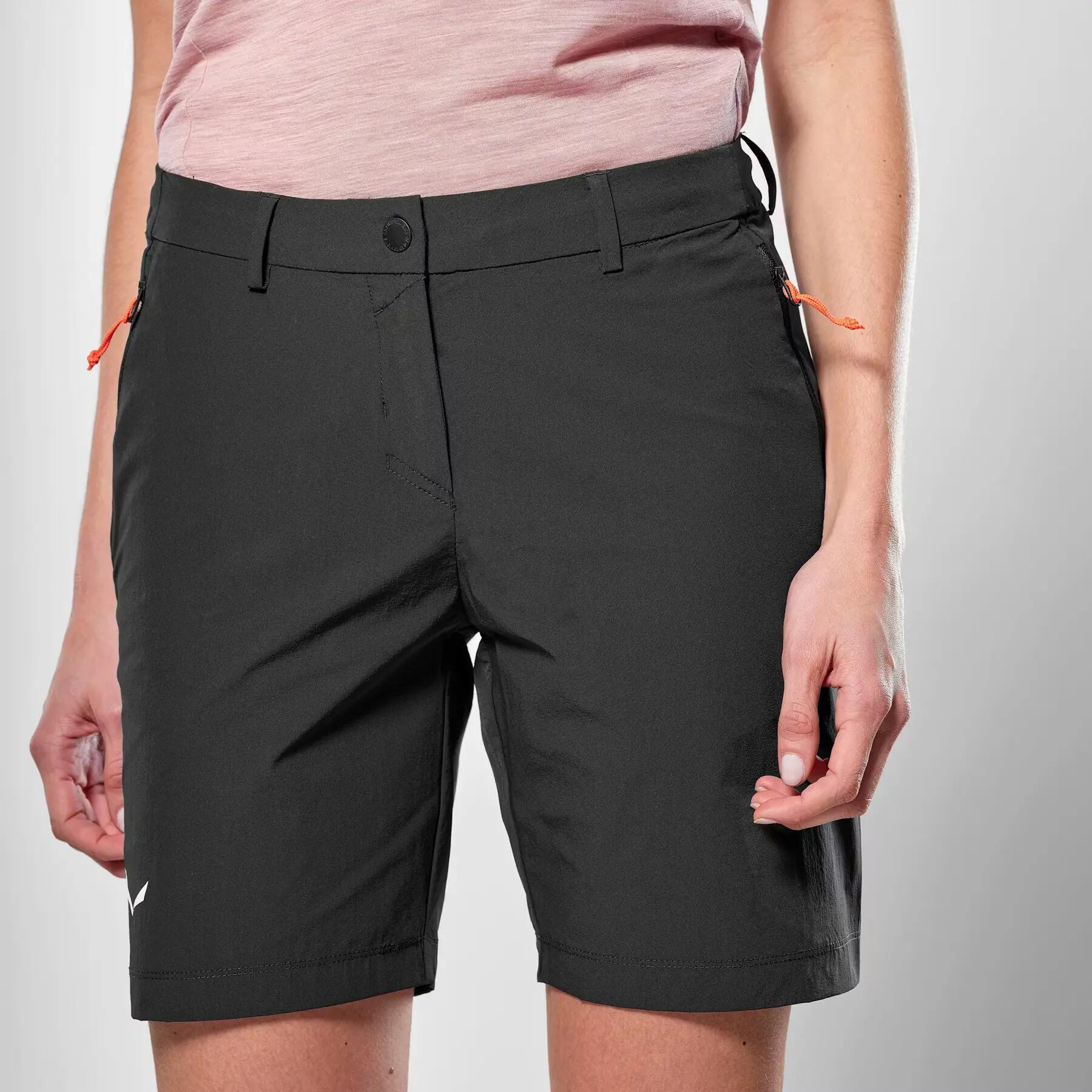 Pantalón corto de compresión mujer Salewa Puez Talvena DST 4/5