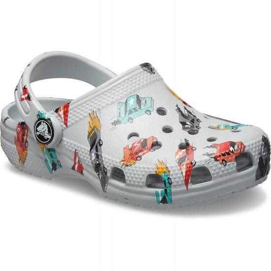 Chodaki Dla Dzieci Crocs Classic Race Cars Graphic Clog