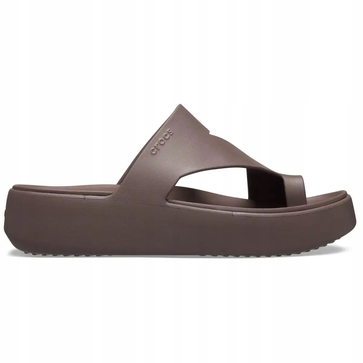 Felnőtt vízi klumpa puha talpú Crocs Getaway Platform Toe Loop 3/6