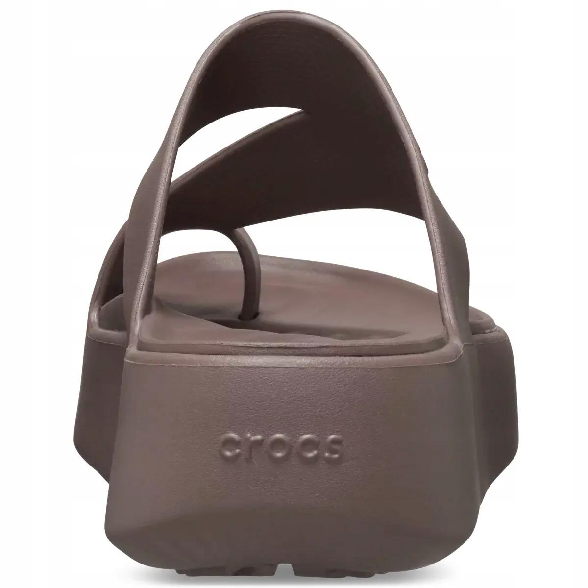 Felnőtt vízi klumpa puha talpú Crocs Getaway Platform Toe Loop 5/6