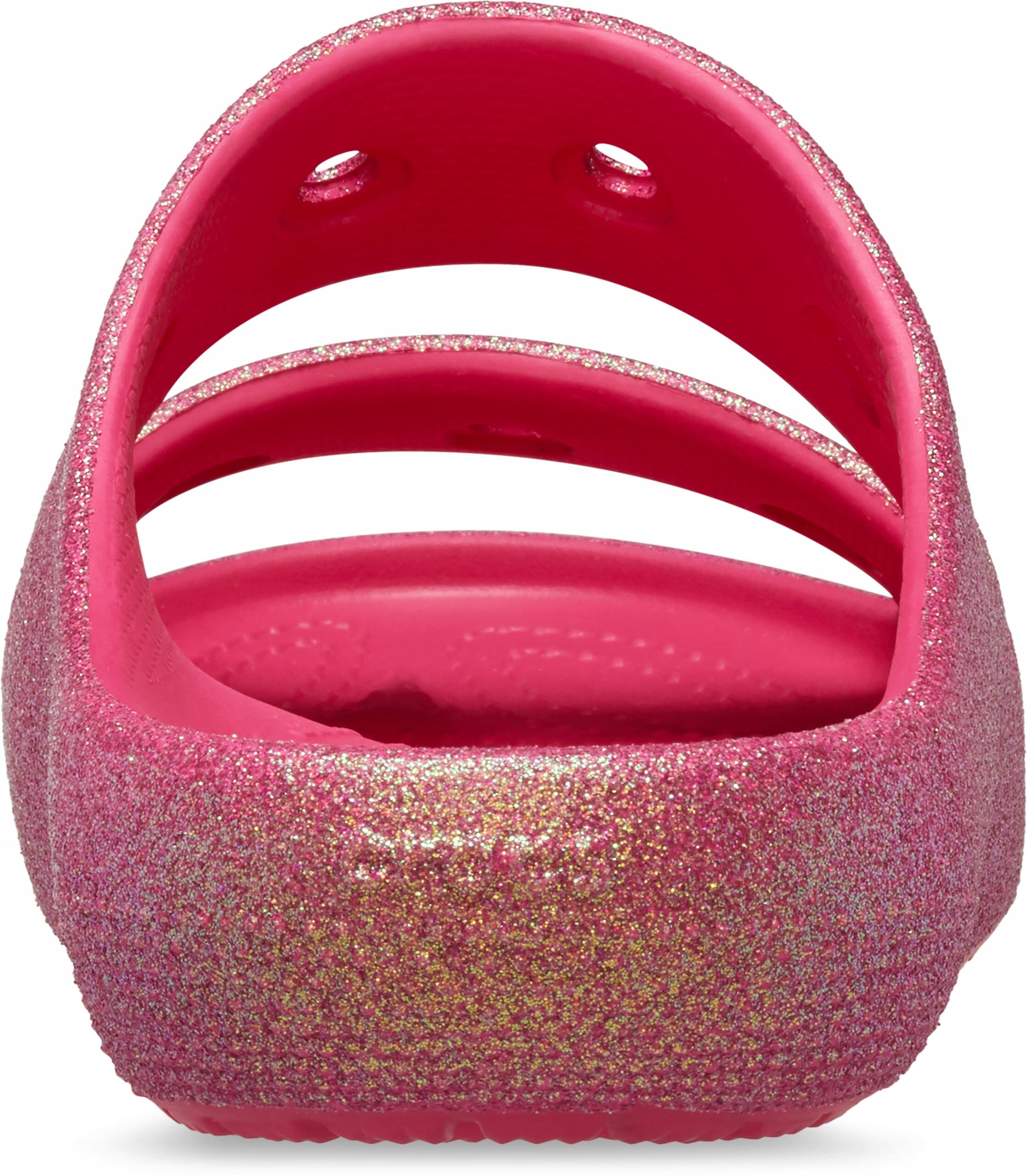 Felnőtt vízi klumpa puha talpú Crocs Classic Iridescent Glitter 5/6