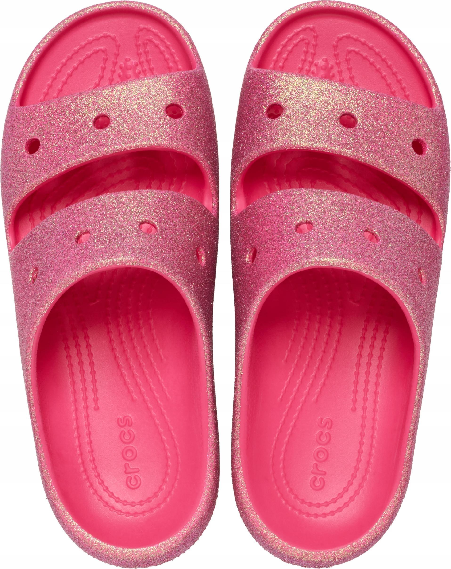 Felnőtt vízi klumpa puha talpú Crocs Classic Iridescent Glitter 6/6