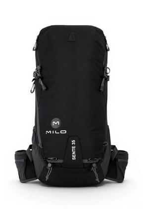 Plecak wspinaczkowy Milo SENTE 35 czarny, 35L z raincover i gwizdkiem