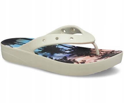Japonki Dla Dorosłych Crocs Classic Platform Retro Resort Flip