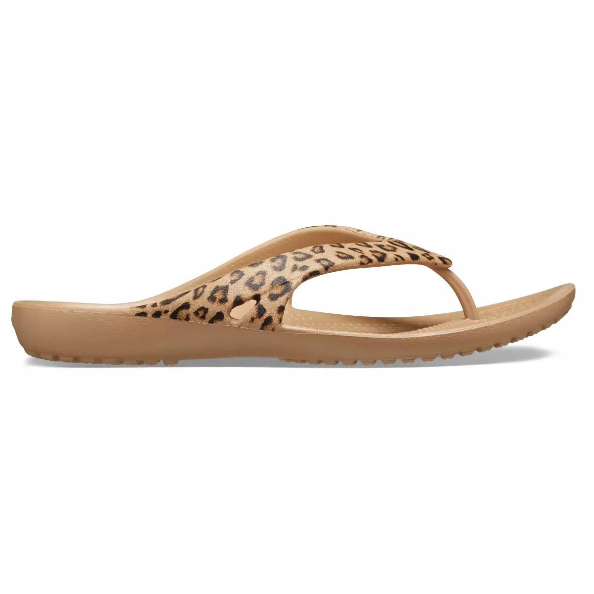 Japonki Dla Dorosłych Crocs Kadee II Leopard Flip 3/6