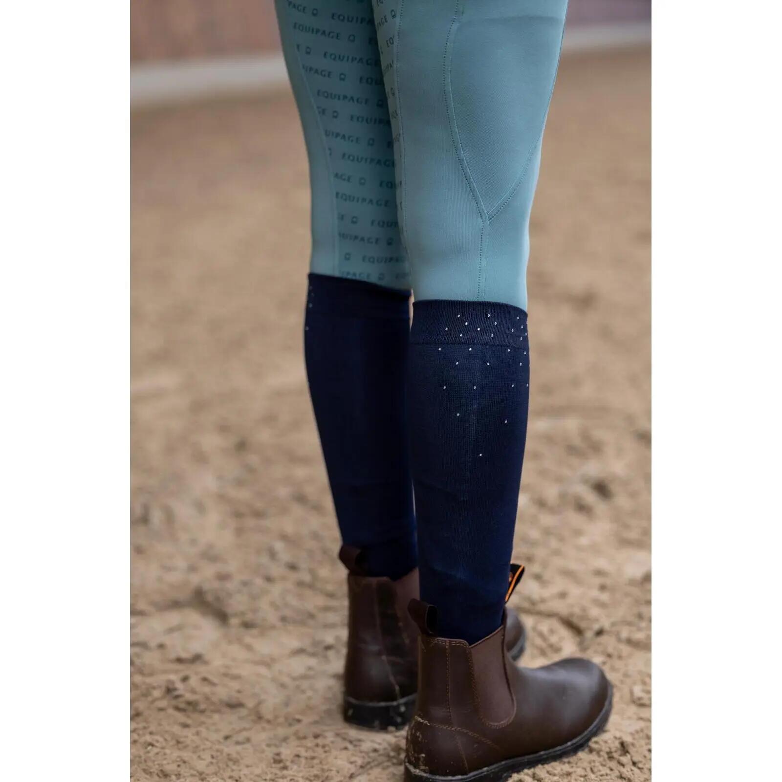 Calze da equitazione da donna Equipage Rhinestone 3/3