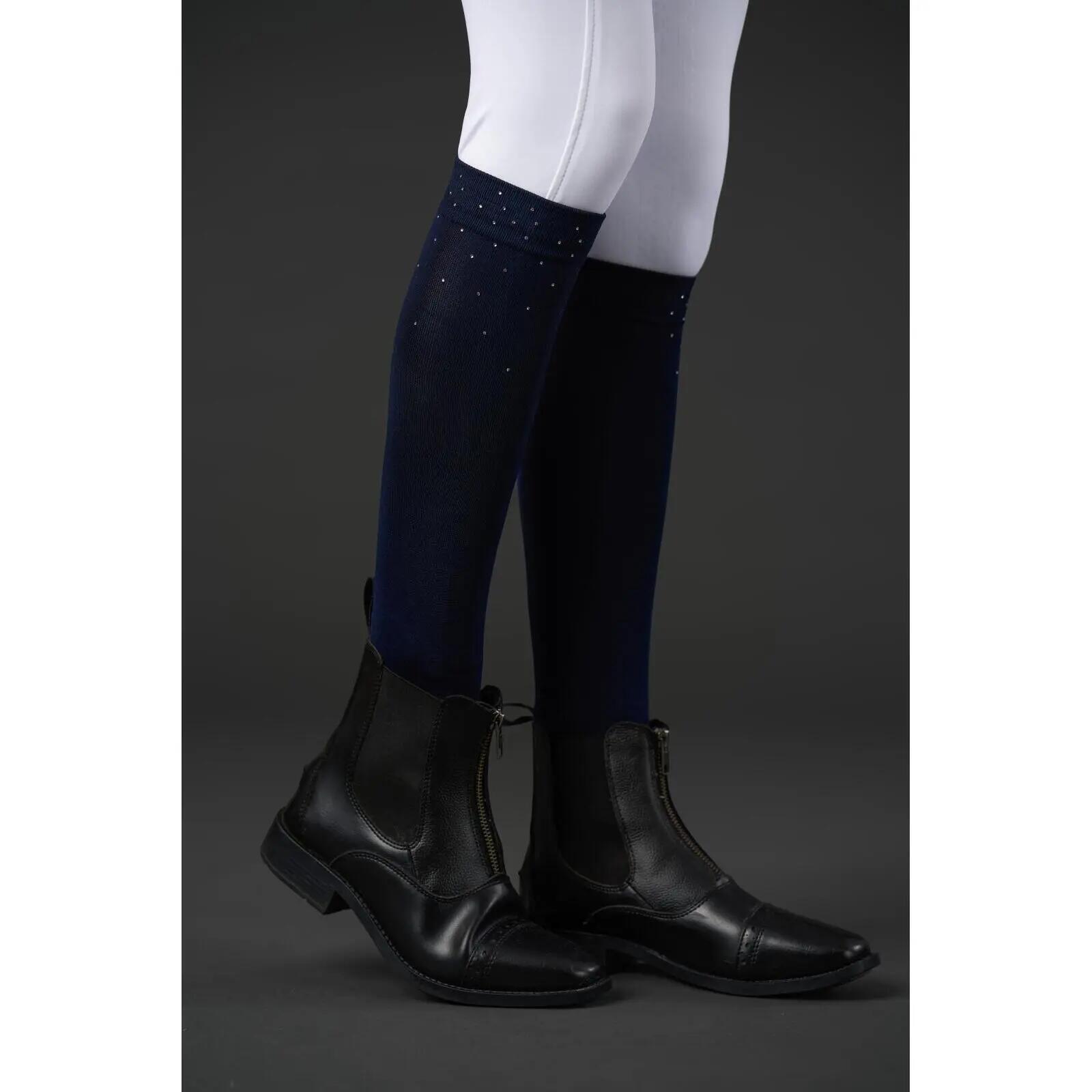 Calze da equitazione da donna Equipage Rhinestone 2/3