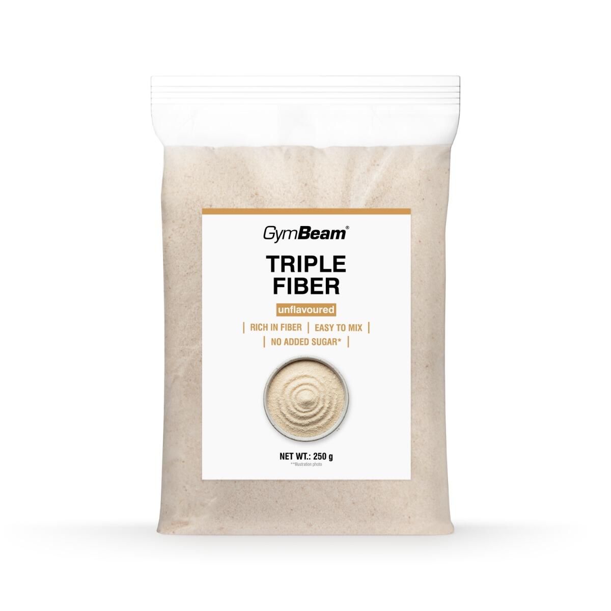 GYMBEAM Vláknina Triple Fiber prášek bez cukru 250 g