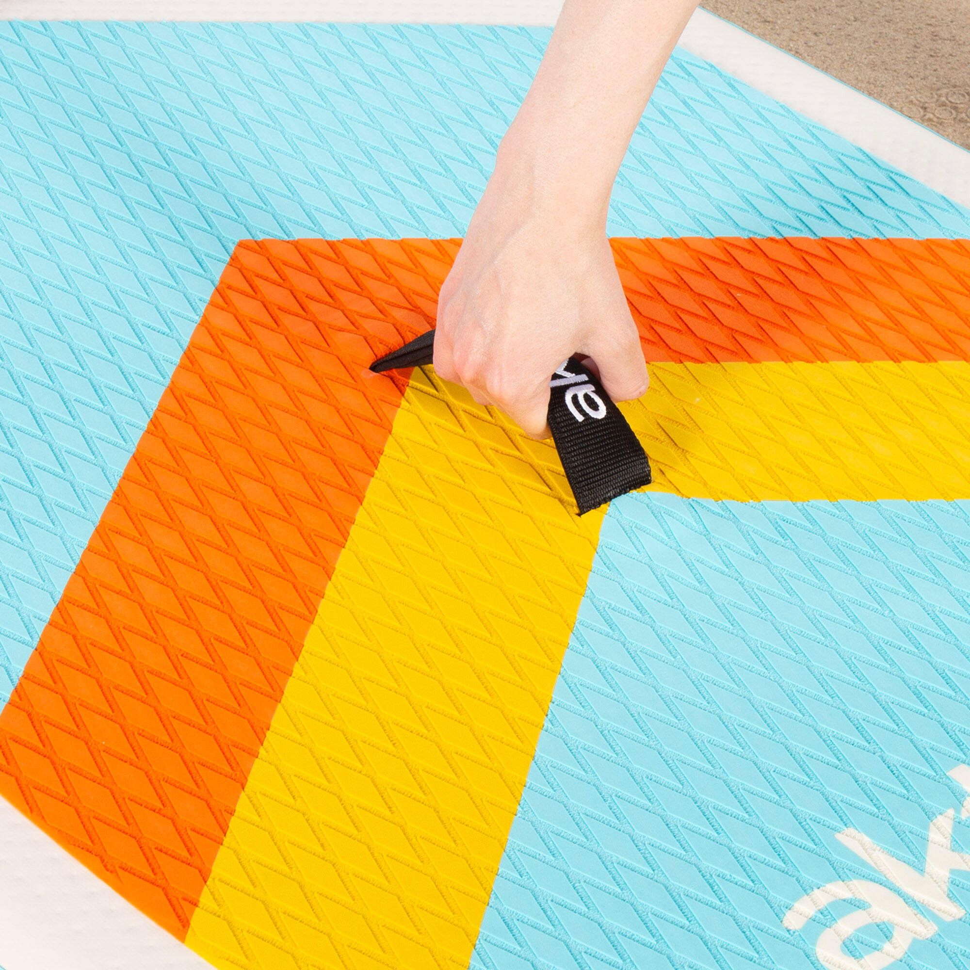 Aktive Planche de paddle gonflable pour débutant avec sac à dos, pompe et pagaie 5/7