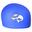 Aqua-Sport czepek PU junior dolphin swim cap navy AS95070