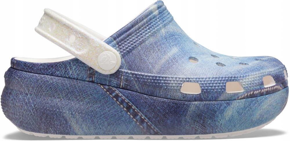 Chodaki Dla Dzieci Crocs Classic Cutie Denim Clog 3/6