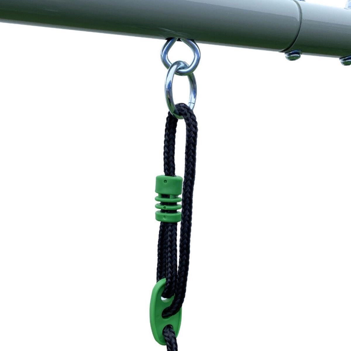 Spielplatz XXL 280x290x196cm 3J Schaukel Rutsche Stahlrahmen Max 200kg EN71 7/7