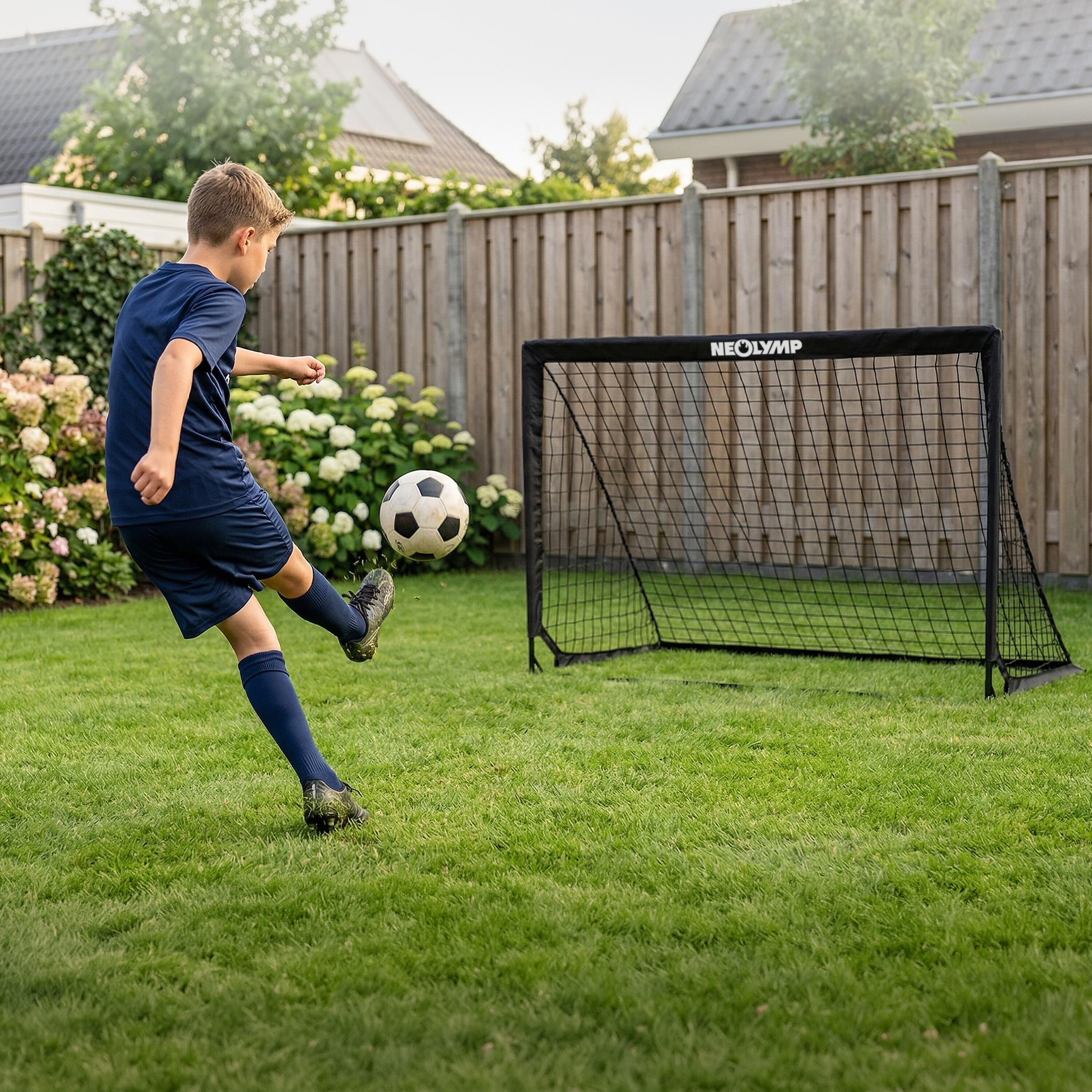 Set de porterías plegables de fibra de vidrio para niños y entrenamiento 2/7