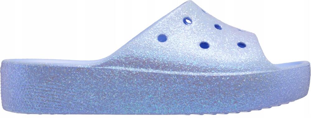 Klapki Dla Dorosłych Crocs Classic Platform Glitter Slide 3/6