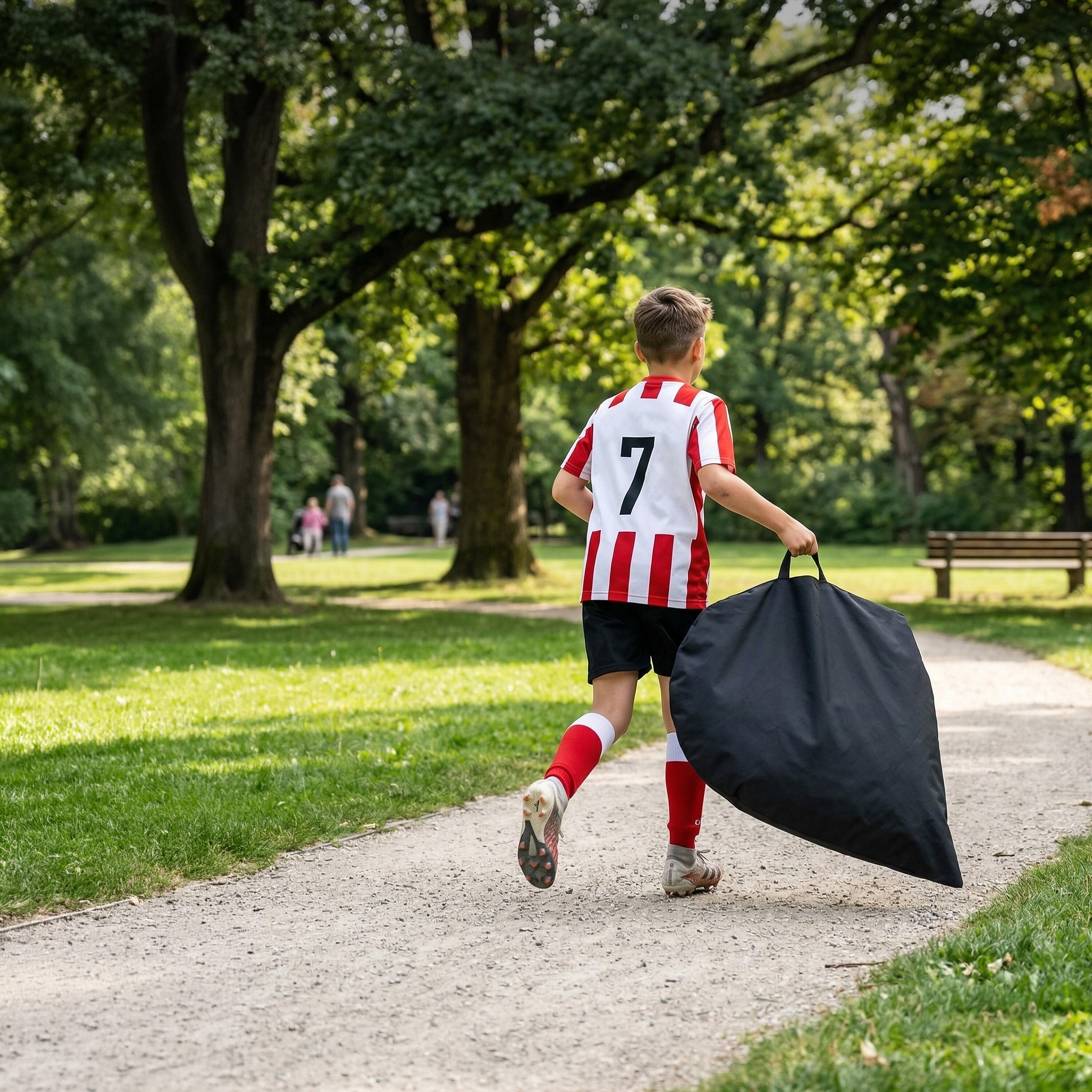 Set de porterías plegables de fibra de vidrio para niños y entrenamiento 6/7