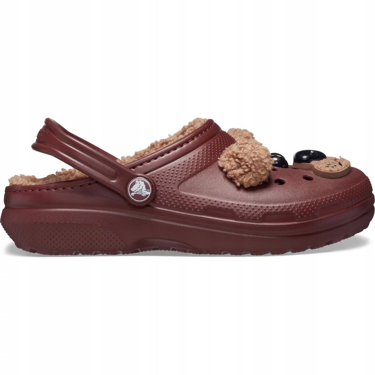 Chodaki Dla Dzieci Crocs Classic Lined Iam Brown Bear Clog 3/6