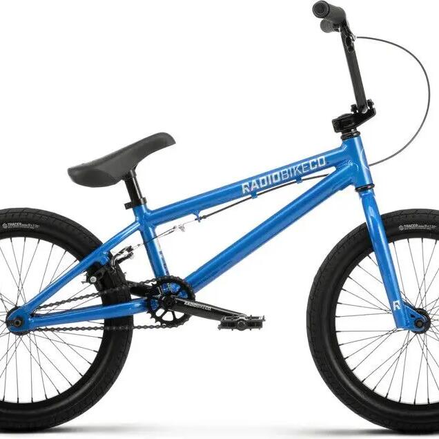 Dice 18" Blue Freestyle BMX Bike