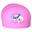 Aqua-Sport czepek PU junior dolphin swim cap fuchsia  AS95071