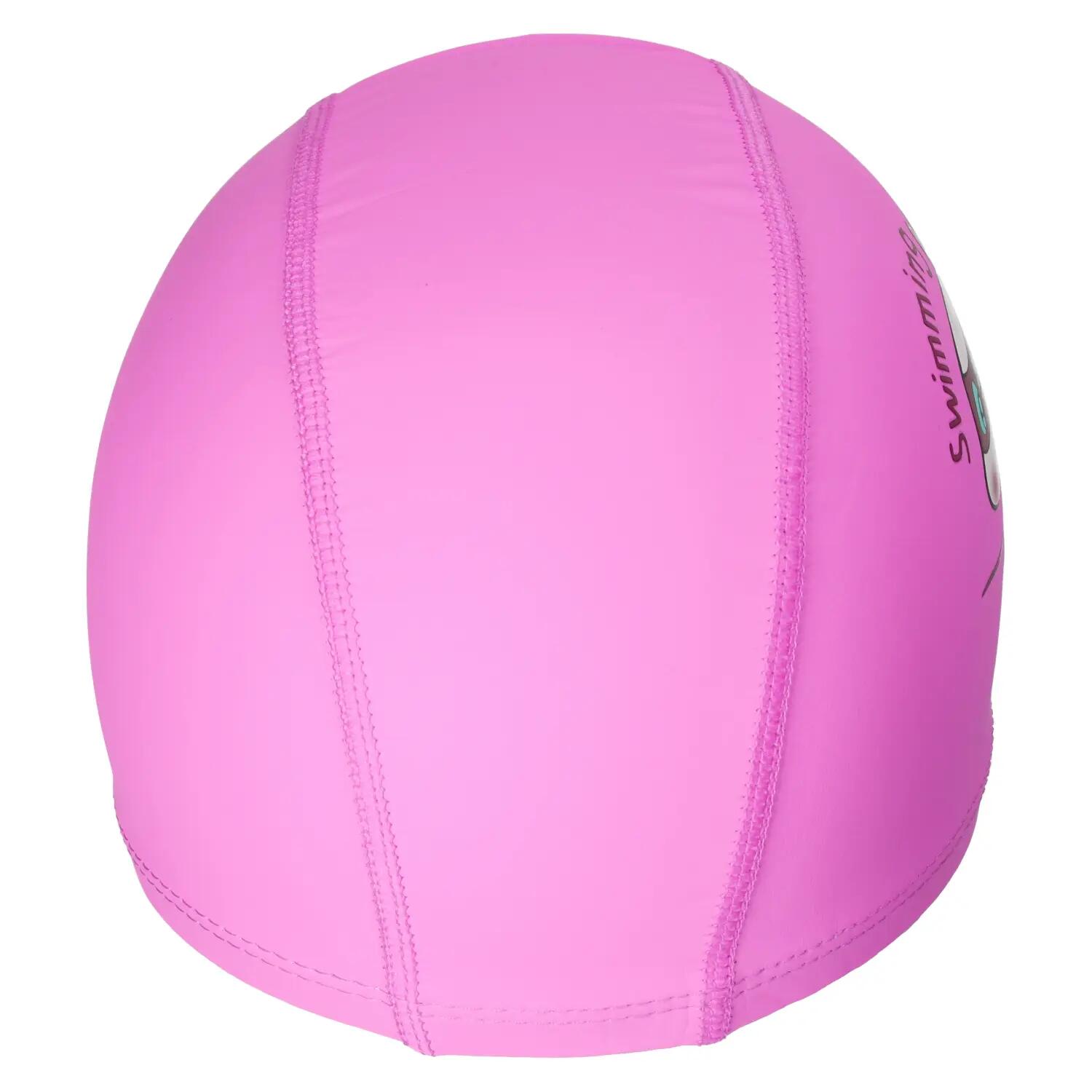 Aqua-Sport czepek PU junior dolphin swim cap fuchsia  AS95071 4/6