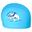 Aqua-Sport czepek PU junior dolphin swim cap blue AS95073