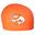 Aqua-Sport czepek PU junior dolphin swim cap orange AS95072