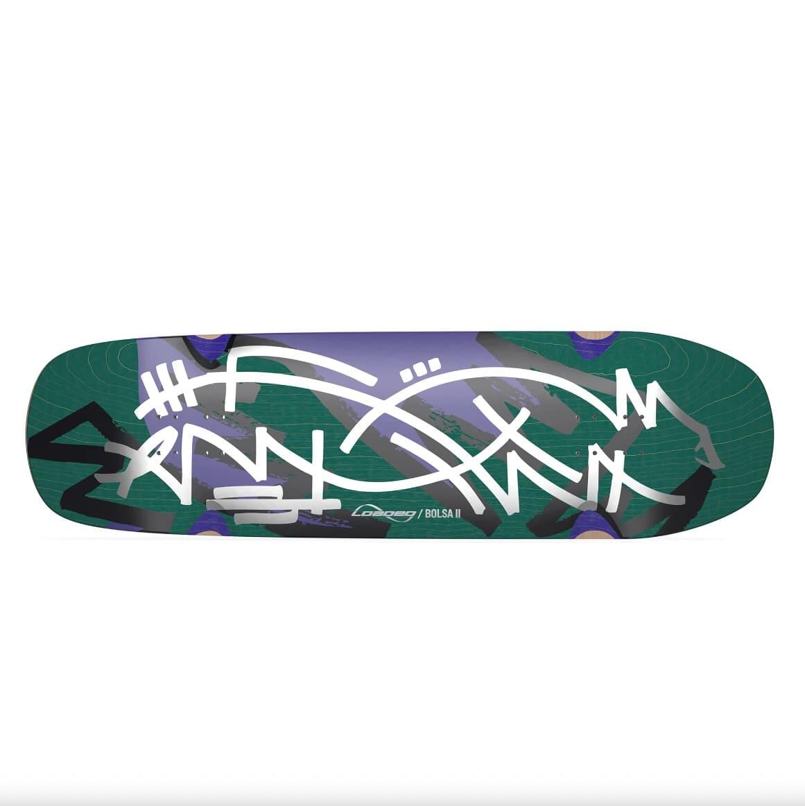LOADED Tábua de Skateboard - 32" x 8.5" - Bolsa II Jazz Graphic - Multicolorido 3/4