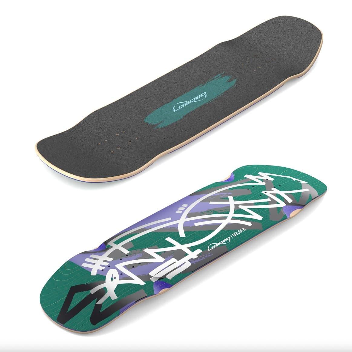 LOADED Tábua de Skateboard - 32" x 8.5" - Bolsa II Jazz Graphic - Multicolorido 4/4