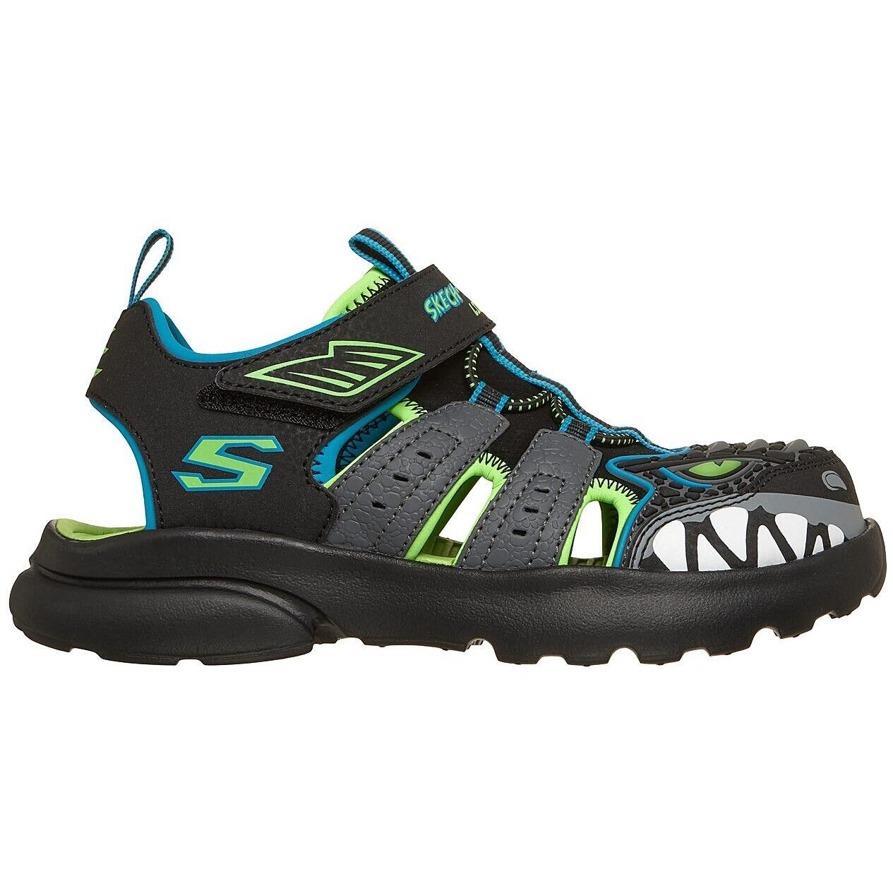 Sandalen Skechers Razor Splash-raptor Quest, Zwart, Kinderen 3/5
