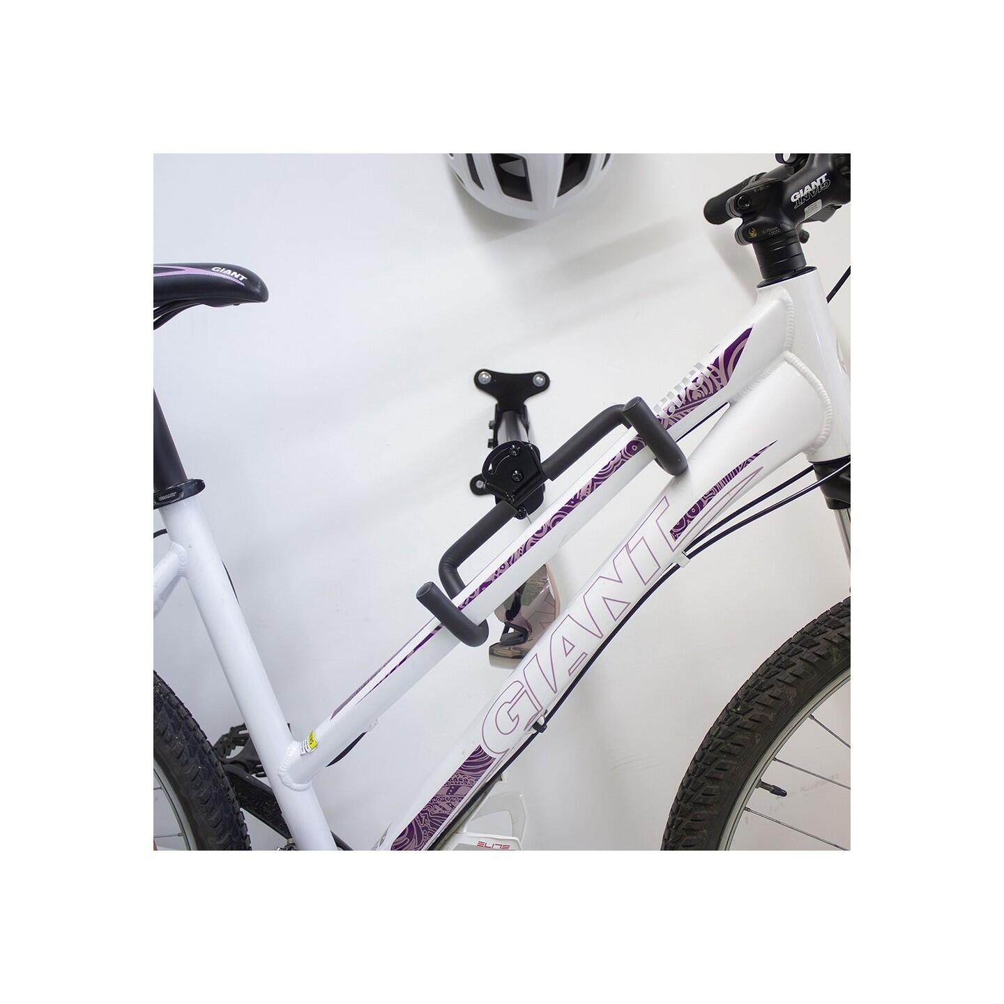 Support vélo mural Velock en métal noir 46 x 26 x 15 cm 3/7