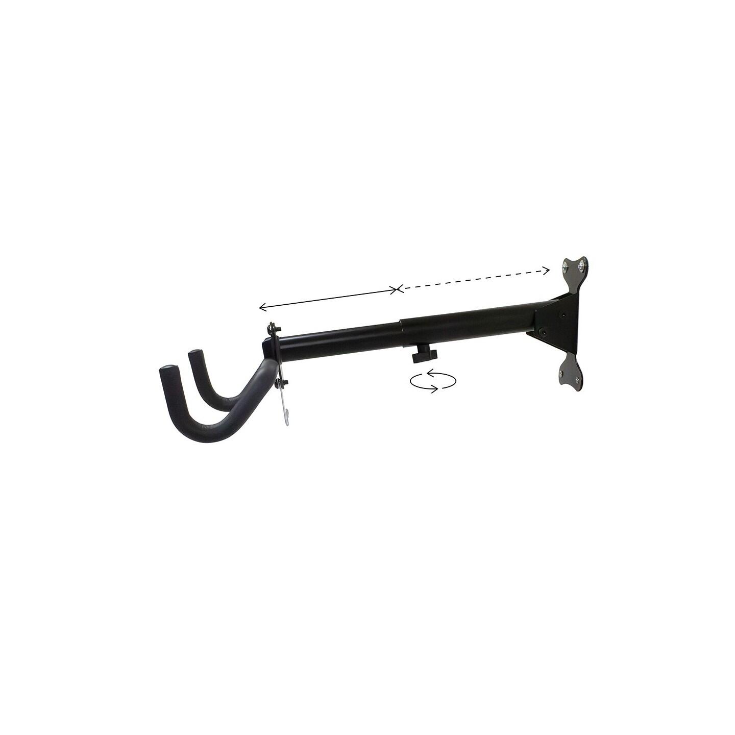 Support vélo mural Velock en métal noir 46 x 26 x 15 cm 7/7